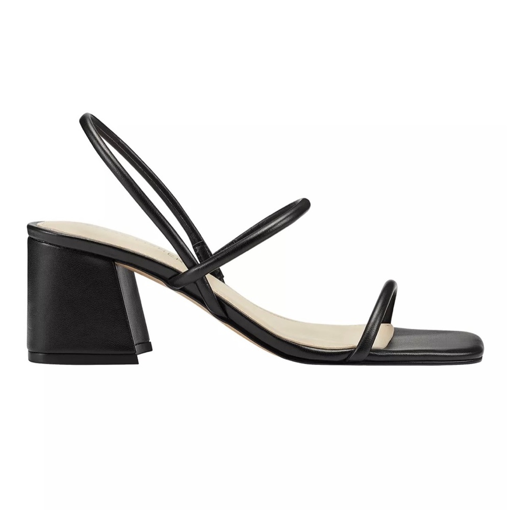 Marc Fisher Black Galvin Strappy Sandal